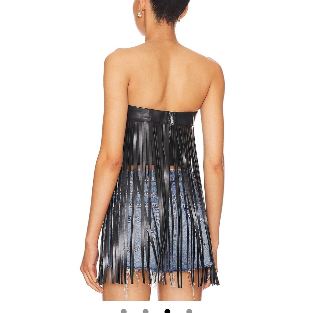Lovers and friends Dutton leather top
